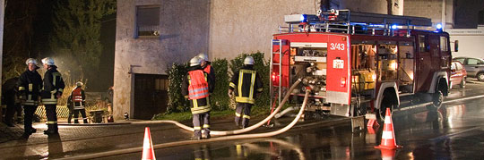 Bild: Wohnhaus brannte in Dirmingen - Anwohner blieben unverletzt