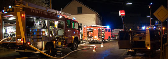 Bild: Erneut Wohnhausbrand in Eppelborn - Feuerwehr war diesmal in Humes im Einsatz