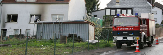 Bild: Hoher Sachschaden bei Wohnhausbrand in Bubach-Calmesweiler