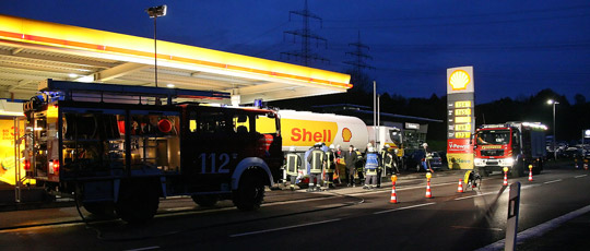 Bild: Technischer Defekt: 150 Liter Diesel ausgelaufen