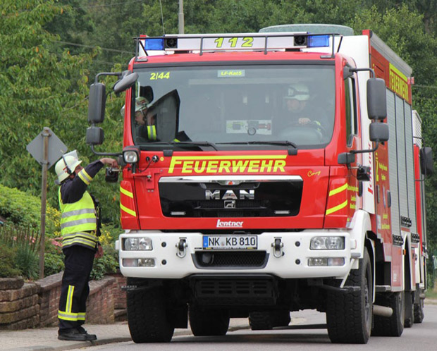 Bild: Großeinsatz in Macherbach - Jahresabschlussübung der Feuerwehr Eppelborn