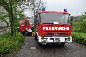 Bild: Im Heizungskeller der Grundschule Wiesbach war es zu einem Schwelbrand gekommen