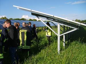 Bild: Einweisung Photovoltaik Anlage Bubach