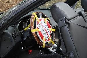 Bild: Der nicht ausgel&amp;ouml;ste Airbag wurde gesichert