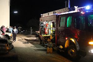 Bild: Feuerwehreinsatz nach Trunkenheitsfahrt in der Pr&amp;uuml;mburgstra&amp;szlig;e