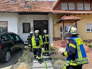 Bild: Rauchentwicklung durch Steckdose in Wiesbach