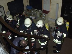 Bild: Atemschutzausbildung in der HRS von Saarberg