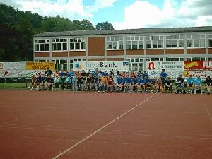 Bild: Ein Teil der großen Fan-Gemeinde des HFC B-Schlauch