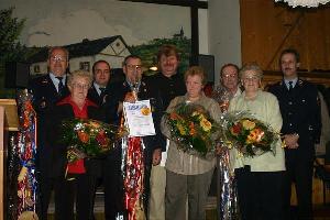 Bild: Ehrungen für 30, 40, 50 Jahre Mitgliedschaft wurden ausgesprochen (Foto: Heike Blum)