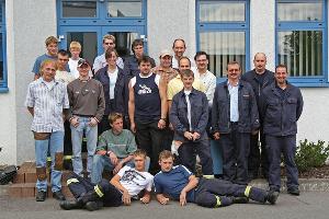 Bild: Die erfolgreichen Teilnehmer der Grundausbildung 2006 in Eppelborn