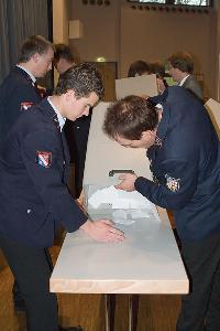 Bild: Auszählung der abgegebenen Stimmzettel