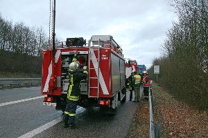 Bild: Mit zwei Fahrzeugen war der Löschbezirk Eppelborn im Einsatz