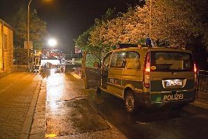 Bild: Erneut war die Straße "Am Kloster" überflutet