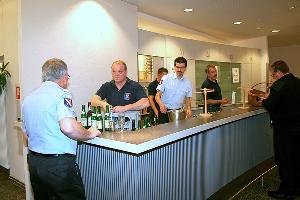 Bild: Die Feuerwehr übernahm die Bewirtung der Gäste