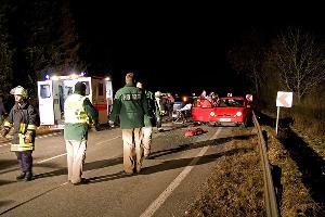 Bild: Verkehrsunfall auf der B269 zwischen Bubach und Aschbach