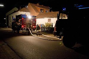Bild: In einem leerstehenden Haus am Brunnenplatz in Bubach-Calmesweiler war ein Brand ausgebrochen