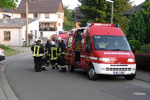 Bild: Auch ein ABC-Erkundungsfahrzeug des Landkreises Neunkirchen war im Einsatz