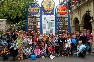 Bild: Gruppenfoto im Europapark