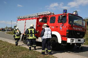 Bild: Einsatzkräfte aus dem Löschbezirk Wiesbach