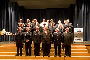 Bild: Die Geehrten und Beförderten aus dem Löschbezirk Eppelborn