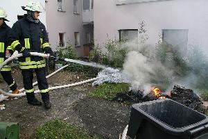 Bild: Das Feuer konnte von den Einsatzkräften schnell gelöscht werden