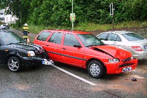 Bild: Zwei Fahrzeuge waren in den Unfall verwickelt