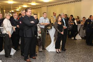 Bild: Zahlreiche Gäste und Feuerwehrleute waren zum Ehrungsabend der Feuerwehr gekommen