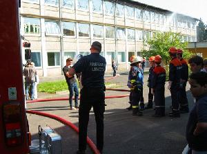 Bild: Schauübung der Jugendfeuerwehr