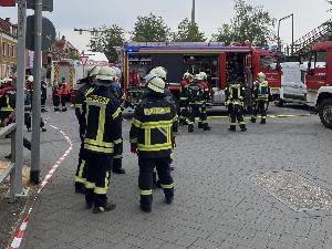 Bild: Gefahrguteinsatz am Bahnhof in Ottweiler (Foto: Andreas Kuhn - Landkreis Neunkirchen)