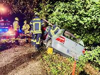 Bild: Schwerer Verkehrsunfall auf der L112 bei Wustweiler – Fahrer schwer verletzt