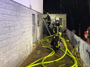 Bild: Brand eines Terrassenanbaus &amp;amp;quot;Auf Der Hohl&amp;amp;quot;