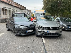 Bild: Verkehrsunfall in der Illtalstraße