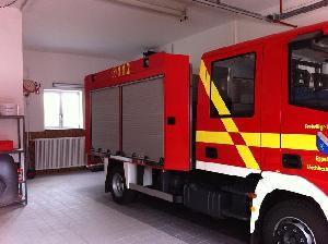 Bild: Der Stellplatz für das TSF-W