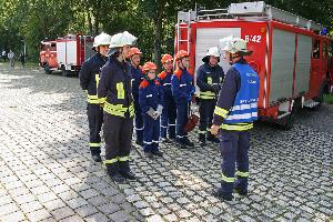 Bild: Abschlussübung der Jugendfeuerwehr in Dirmingen