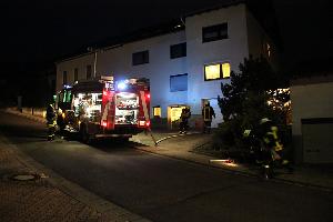 Bild: Im Obergeschoss dieses Wohnhauses war ein Brand ausgebrochen