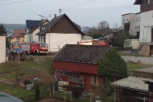 Bild: Einsatzkräfte aus den Löschbezirken Eppelborn und Bubach-Calmesweiler waren schnell vor Ort (Foto: Anwohner)