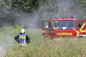 Bild: Eintreffen der ersten Einsatzkräfte