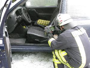 Bild: Kontrolle mit der Wärmebildkamera