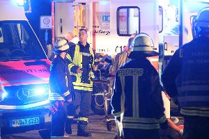 Bild: Zahlreiche Einsatzkräfte von Feuerwehr, Polizei und Rettungsdienst waren im Einsatz