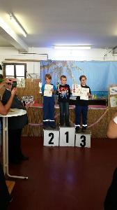 Bild: Siegerehrung nach dem Rennen