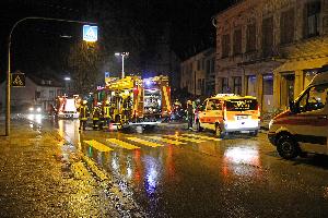 Bild: Verkehrsunfall am Kirchplatz in Eppelborn