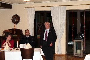 Bild: Der erste Beigeordnete der Gemeinde Eppelborn Berthold Schmitt bei seinem Grußwort