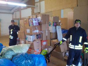 Bild: Umzug der Kleiderkammer für Flüchtlinge