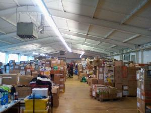 Bild: Umzug der Kleiderkammer für Flüchtlinge