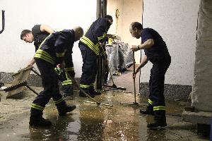 Bild: Wassereinbruch in Keller nach Wasserrohrbruch