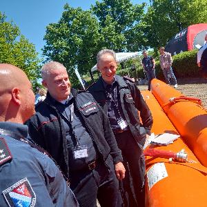 Bild: Feuerwehr Eppelborn zu Gast beim Hochwassersymposium in Zweibrücken