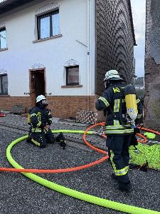 Bild: Brand eines Holzlagers In Der Humes