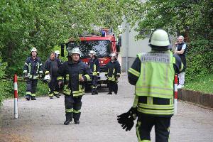 Bild: Die Feuerwehr war im Gefahrstoffeinsatz an der Gemeinschaftsschule in Eppelborn