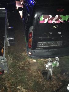 Bild: Das war knapp: Der nächste Hydrant war fast von einem abgemeldeten Fahrzeug verstellt worden