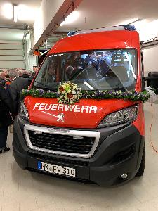 Bild: Der neue Einsatzleitwagen der Feuerwehr Eppelborn wird im L&amp;ouml;schbezirk Wiesbach stationiert sein